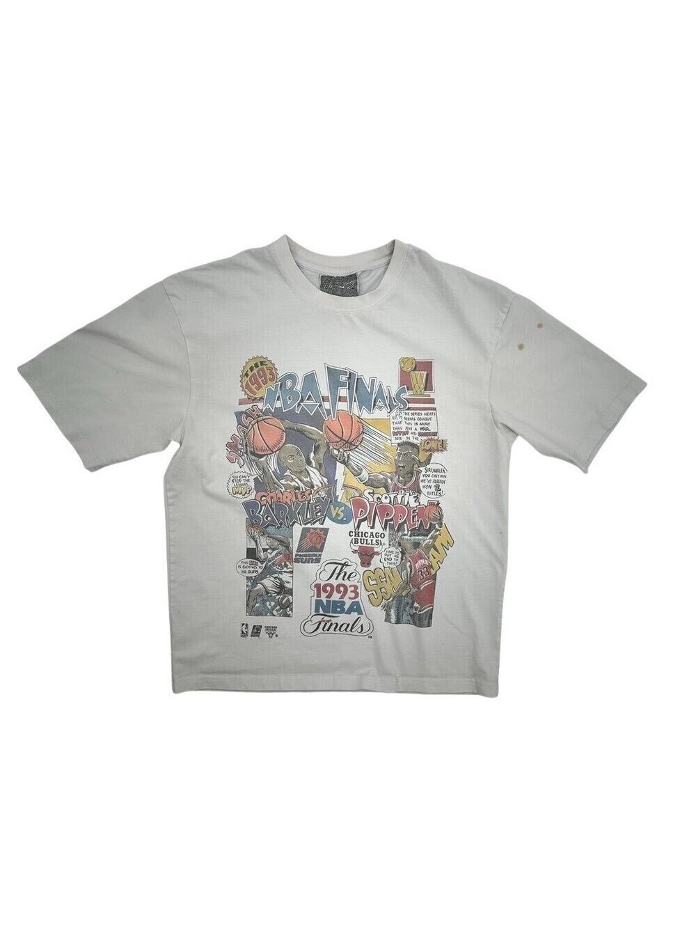 1993 NBA Finals Charles Barkley Vs Scottie Pippen Graphic Tee Phoenix Suns Chica